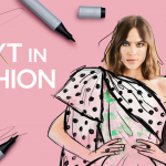 Imagem mostra cartaz promocional do show Next in Fashion com os apresentqadores Alexa Chung e Tan France