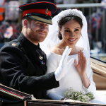 Harry e Meghan no casamento