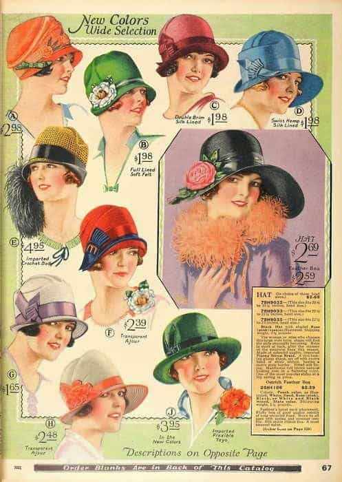 moda feminina 1920